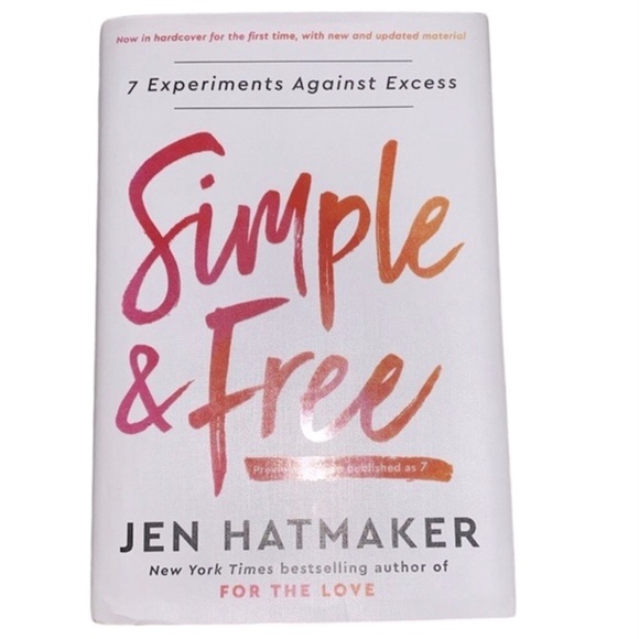 Simple & Free book by Jen Hatmaker - Picture 1 of 8